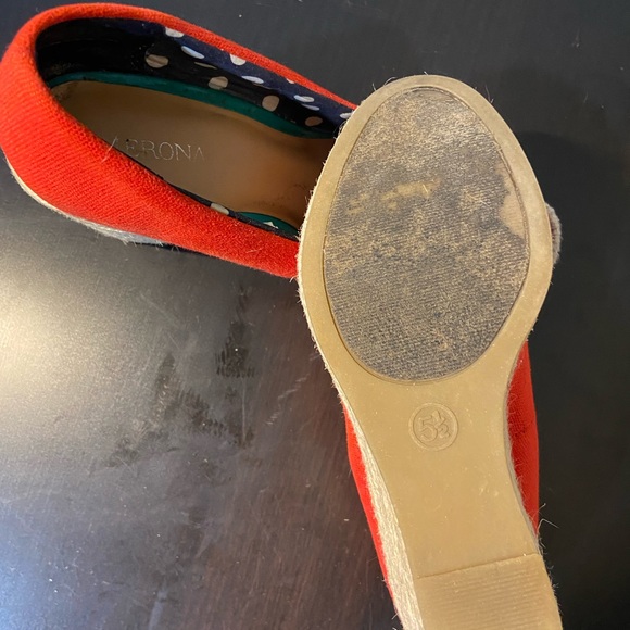 Espadrille Wedge, red Merona - Picture 3 of 5